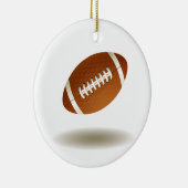 Cool Football Emblem Keramisch Ornament (Rechts)