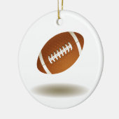 Cool Football Emblem Keramisch Ornament (Links)