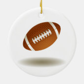 Cool Football Emblem Keramisch Ornament (Achterkant)
