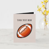 Cool Football sportliefhebbers voeg bericht toe Kaart (Gele Bloem)