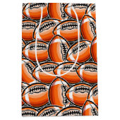 Cool football sportpatroonfeest medium cadeauzakje (Voorkant)