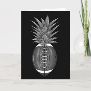 Cool Footbyll Ananas Grappige Trap Byll Fan Athlee Kaart