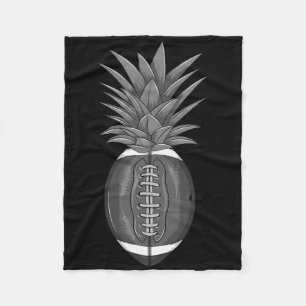 Cool Footbyll Ananas Grappige Trap Byll Fan Atleet Fleece Deken