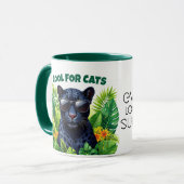 Cool for Cats Jaguar  Eco Humor – ELGIS Mok (Voorkant links)