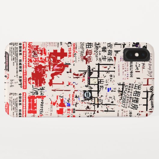 Cool Foreign Torn Peeled Billboard Case-Mate iPhone Case (Achterkant (horizontaal))