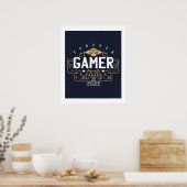 Cool Forever GAMER Gaming Geschenken Tiener Jongen Poster (Keuken)