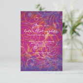 COOL FOTO COLLAGE Bat Mitzvah Party Card Kaart (Staand voorkant)