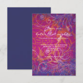 COOL FOTO COLLAGE Bat Mitzvah Party Card Kaart (Voorkant / Achterkant)