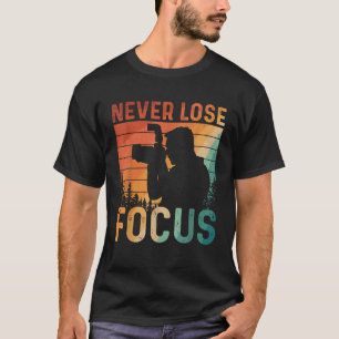 Cool fotografieontwerp voor mannen vrouwen camera t-shirt