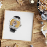 Cool fotohorloge Schattige en speels polshorloge Horloge<br><div class="desc">Een prachtig polshorloge. Zet je eigen foto of van je dierbaren als cadeau voor jezelf of een familielid. Prettige feestdagen 😊</div>