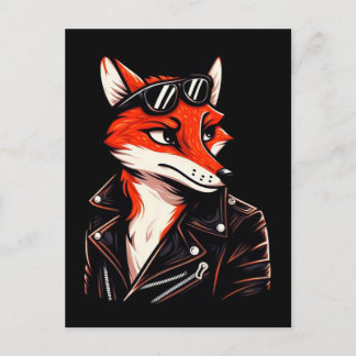 Cool Fox - dier Briefkaart