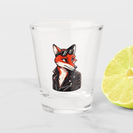 Cool Fox -  dier Shot Glas (Voorkant)