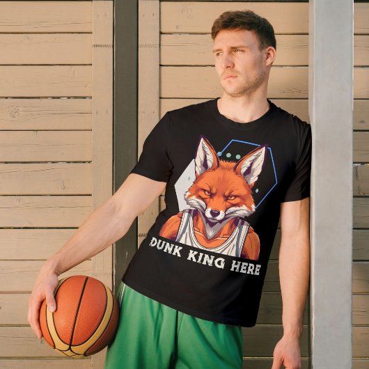 Cool Fox Gifts voor Basketbal Lovers Coach Fans T-shirt