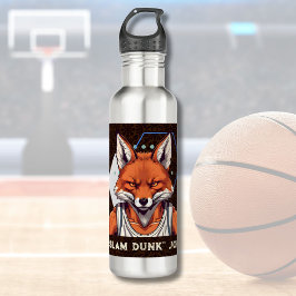 Cool Fox Gifts voor Basketbal Lovers Coach Fans Waterfles