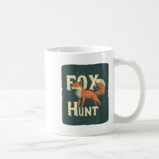 Cool Fox Hunting Costume For Adults And Kids Koffiemok (Rechts)