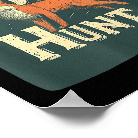 Cool Fox Hunting Costume For Adults And Kids  Poster (Hoek)