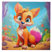 Cool Fox Keep of ontwerp je eigen Tegeltje (Voorkant)