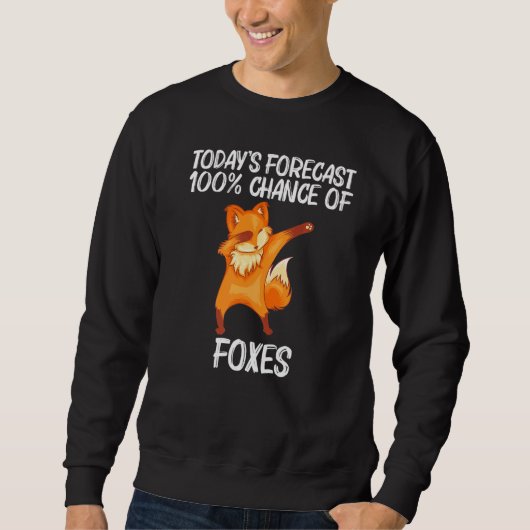 Cool Fox Kunst voor mannen die de rode Arctische s Trui (Voorkant)