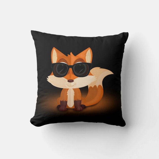 Cool Fox Kussen (Voorkant)
