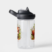 Cool fox liefhebbers toevoegen tekst kinder waterfles (Rechts)