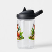 Cool fox liefhebbers toevoegen tekst kinder waterfles (Links)