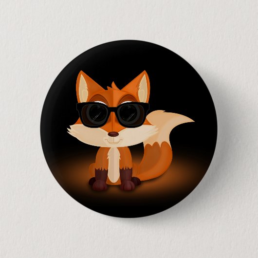 Cool Fox Ronde Button 5,7 Cm (Voorkant)