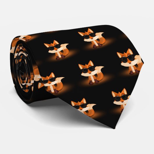 Cool Fox Stropdas (Opgerold)