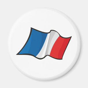 Cool France Flag Magneet