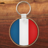 Cool France-vlaggenzegel Sleutelhanger (Voorkant)