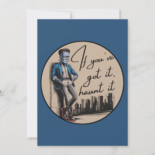 Cool Frankenstein Als je het hebt, achtervolg het Kaart (Voorkant)