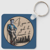 Cool Frankenstein Als je het hebt, achtervolg het Sleutelhanger (Achterkant)