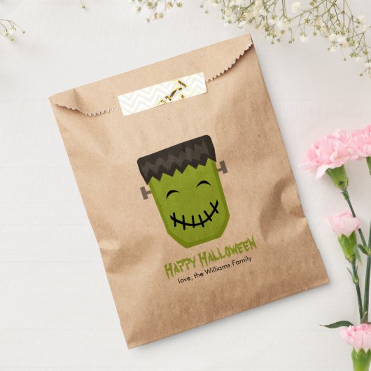 Cool Frankenstein Halloween Party Bedankzakje (Gezegeld)