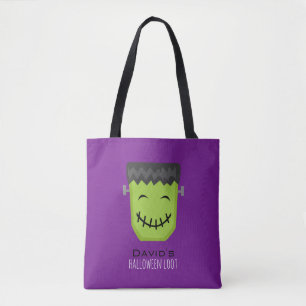 Cool Frankenstein Kinder Halloween Tote Bag