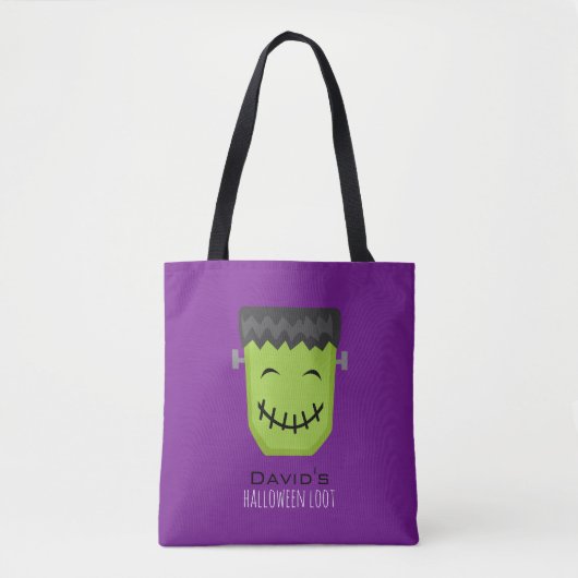 Cool Frankenstein Kinder Halloween Tote Bag (Voorkant)