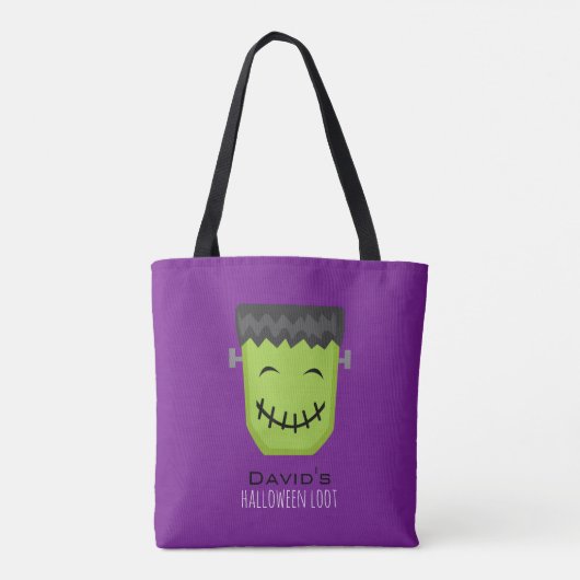 Cool Frankenstein Kinder Halloween Tote Bag (Achterkant)