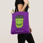 Cool Frankenstein Kinder Halloween Tote Bag (Dichtbij)