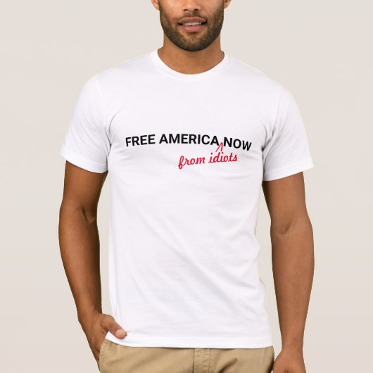 cool free america nu usa t shirt design (Voorkant)