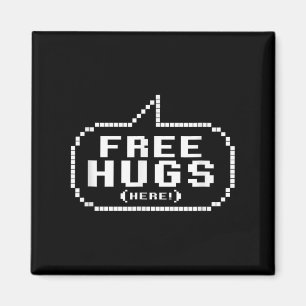 Cool Free Hugs Quotes Nieuwigheid Grafische T - sh Magneet