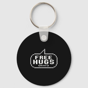 Cool Free Hugs Quotes Nieuwigheid Grafische T - sh Sleutelhanger