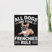 Cool French Bulldog Art For Men Women Kids Frenchi Kaart (Voorkant)