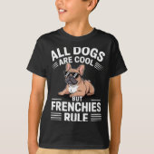 Cool French Bulldog Art For Men Women Kids Frenchi T-shirt (Voorkant)