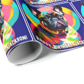 Cool French Bulldog Cadeaupapier (Rol Hoek)