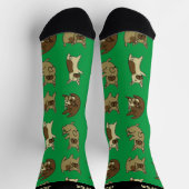 Cool French Bulldog Dog Cute Puppy Pattern Sokken (Top)