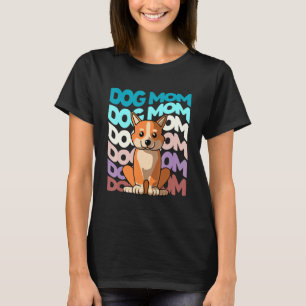 Cool French Bulldog Dog mama Retro Dog T-shirt