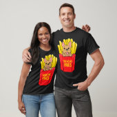 Cool French Bulldog Frenchie Fries T-shirt (Unisex)