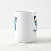 Cool French Bulldog in Sunglasses Magische Mok (Midden)