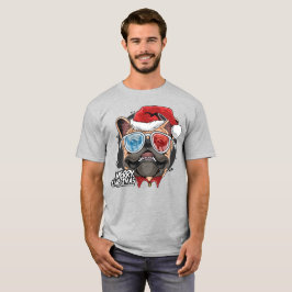 Cool French Bulldog Kerstmis T-shirt