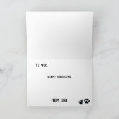 Cool French Bulldogs Kerstmis Kaart (Binnen)