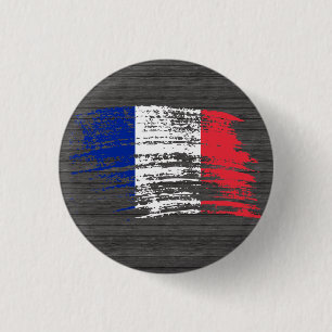 Cool French flag design Ronde Button 3,2 Cm