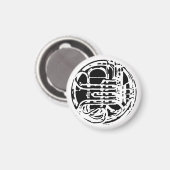 Cool French Horn Design Magneet (Voorkant / Achterkant)